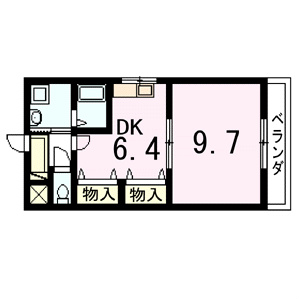 メランザーナ 102号室 間取り