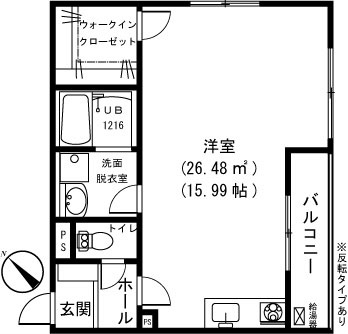 カーサセルロ 105号室 間取り