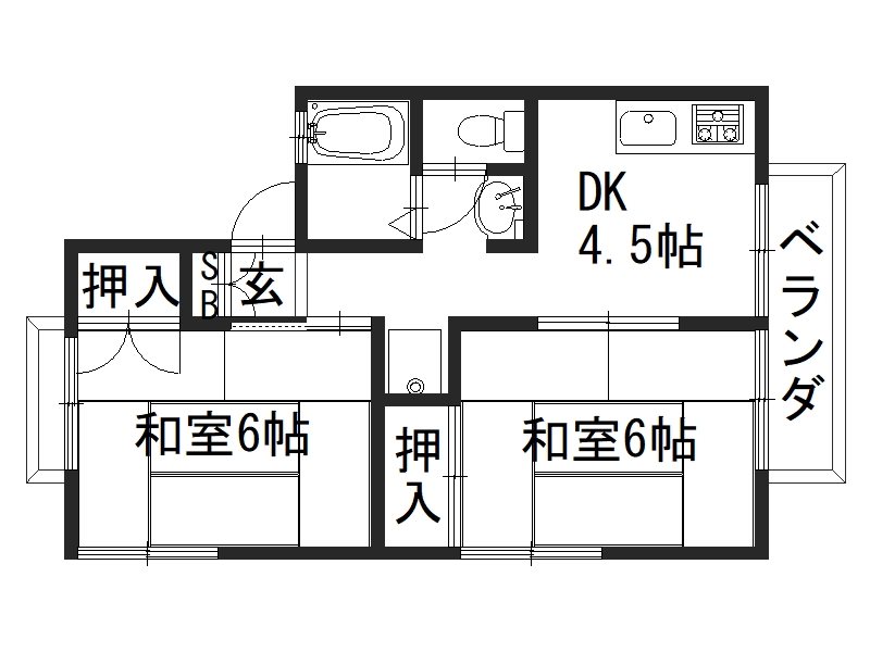 パレーシャル北浦 間取り図