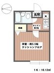 106号室 間取り