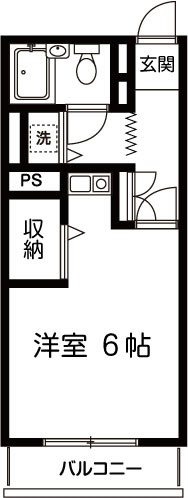 カメリアＡ 203号室 間取り