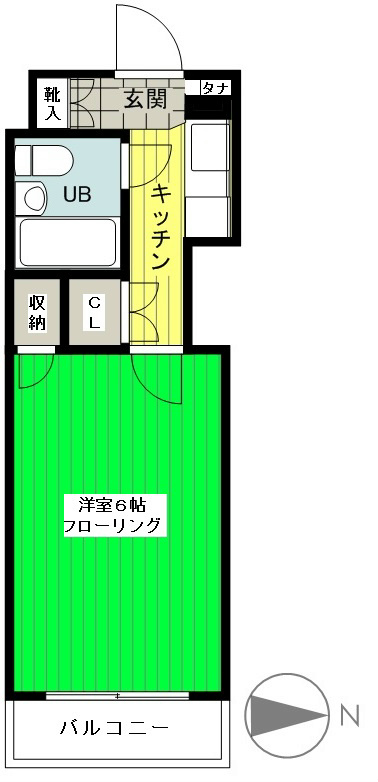 クリオ練馬壱番館 間取り図