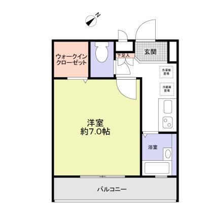 ソレアード松戸 103号室 間取り