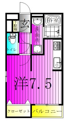 305号室 間取り