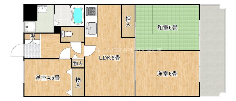サンメゾンイズミ 間取り