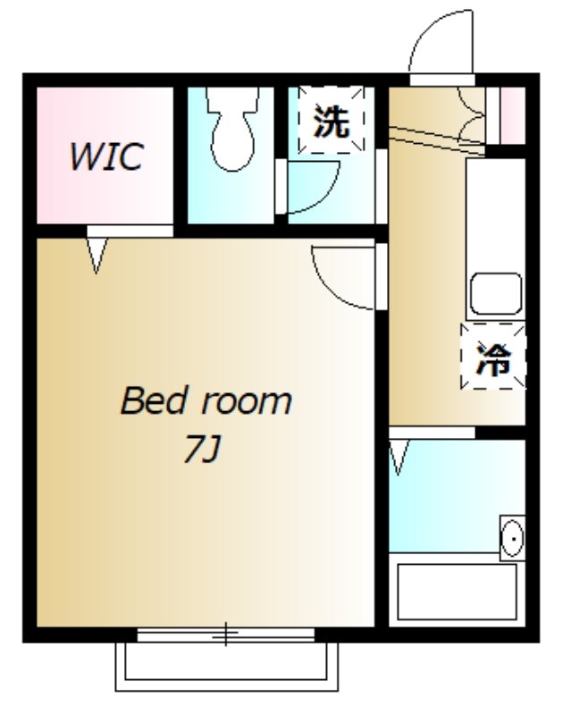 エスポワールⅠ 間取り図