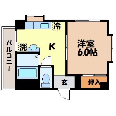 サクセスハイツ　(橋口町) 間取り