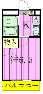 ジョイフル五香 101号室 間取り