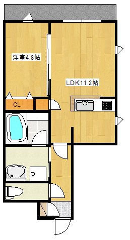 WESTCITY東大通 間取り