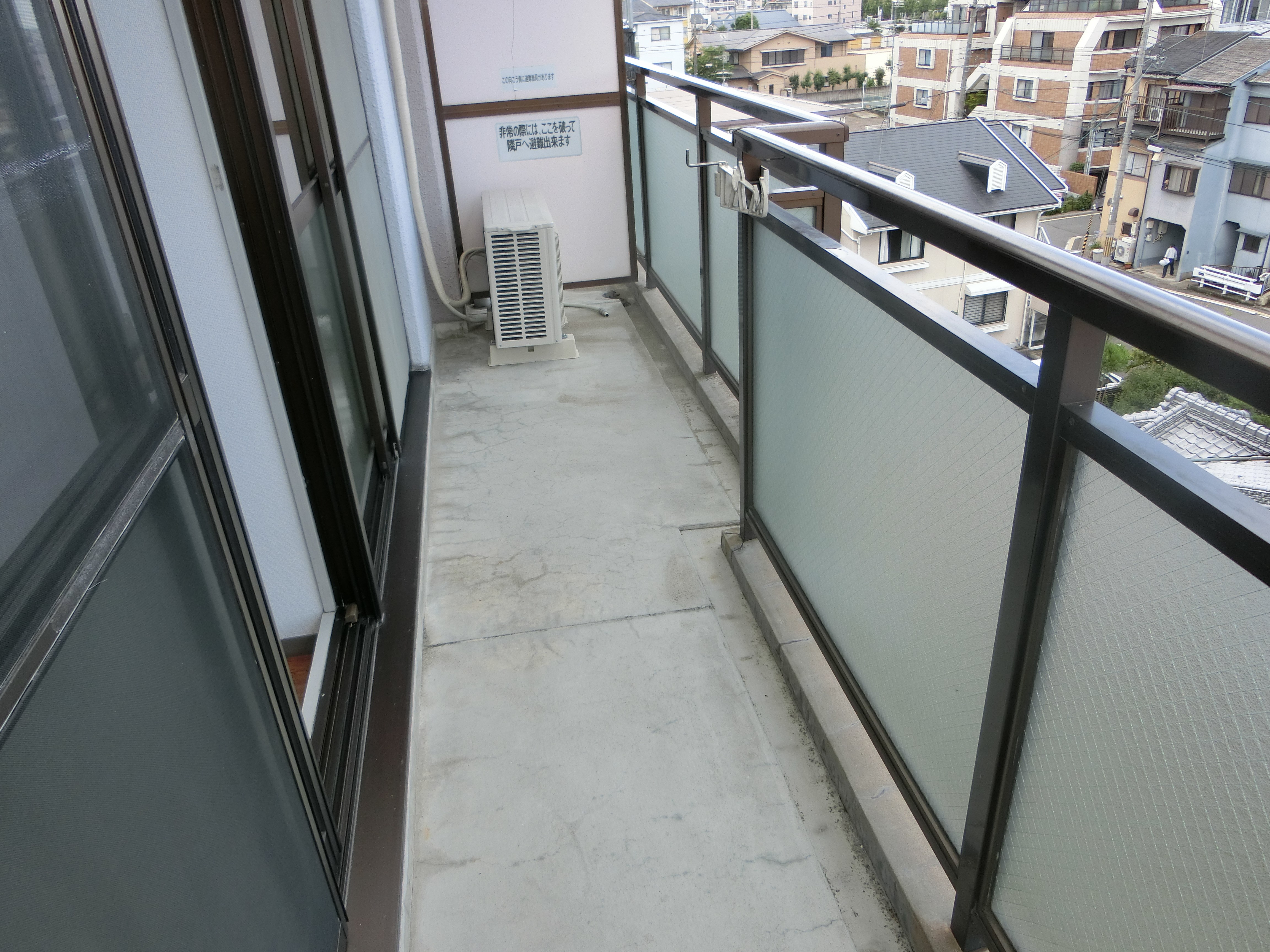 チコーベルメゾン桂 ベランダ