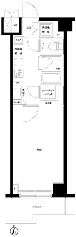 ルーブル亀戸天神前 間取り図