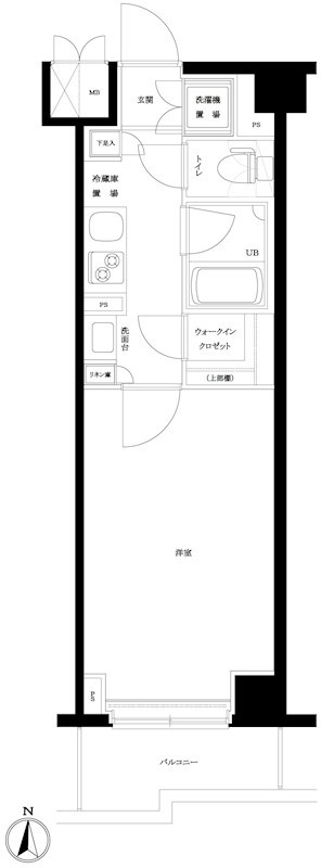 ルーブル亀戸天神前 間取り図