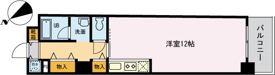 オーブ喜多乃 間取り図
