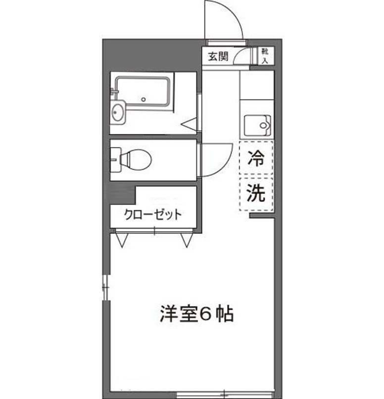 Ｉ's王子神谷 203号室 間取り
