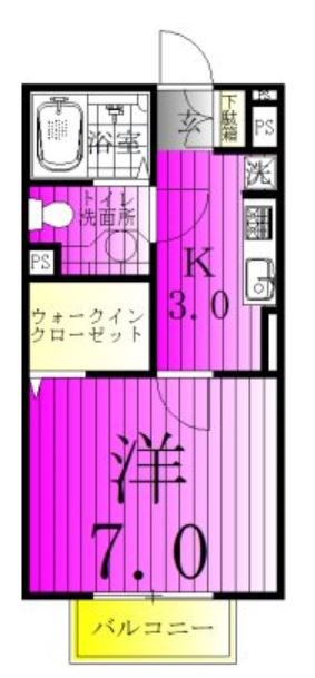 エミネンス上本郷 203号室 間取り