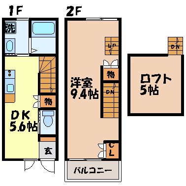 カロンＨａｙａｍａ 間取り