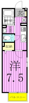 メゾンソフィア 101号室 間取り