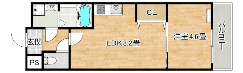 フジパレス堺大浜Ⅱ番館 間取り
