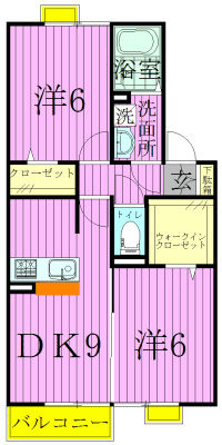 202号室 間取り