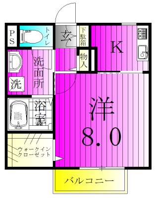エントピアＣ 101号室 間取り