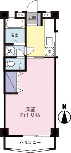 松栄マンション1号棟 間取り