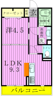 オッツＴＭ 207号室 間取り