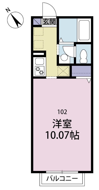 ＣＯＲＡＬ ＢＬＵＥ（コーラルブルー） 間取り