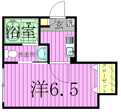 グランパーク鎌ヶ谷 203号室 間取り
