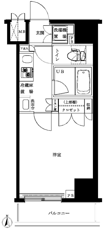 ルーブル板橋区役所前 間取り図