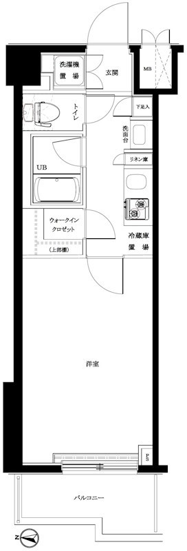 ルーブル板橋区役所前 間取り図