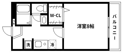 CLAIR DE LUNE 間取り図