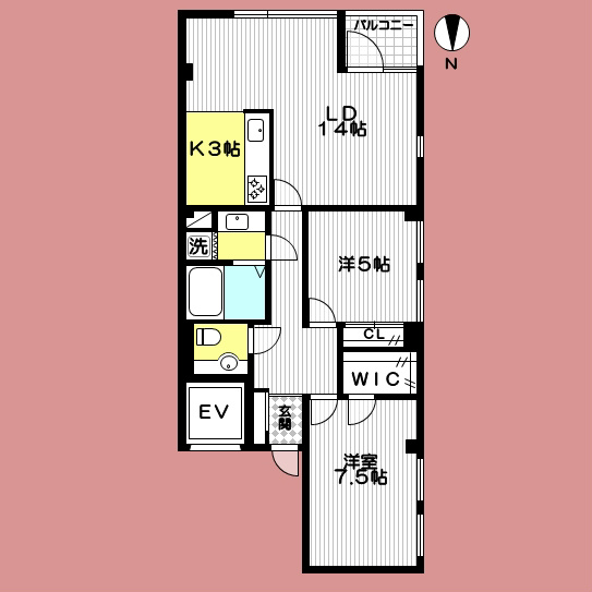 パレエトワール 間取り図