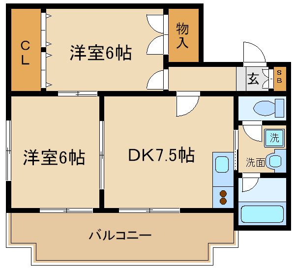 五条セフィーマンション 間取り