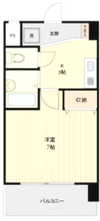 パークフラッツ金山　 間取り