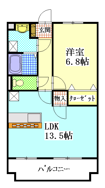 フォルテシモ 間取り図