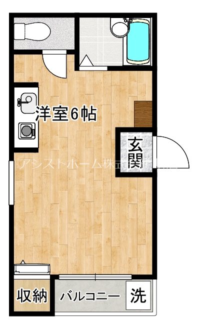 メゾンオリビア甲斐Ⅱ 間取り
