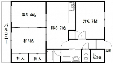 エクセルひくま 間取り図