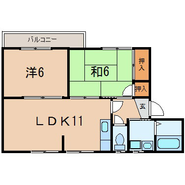 コーポ山川 間取り