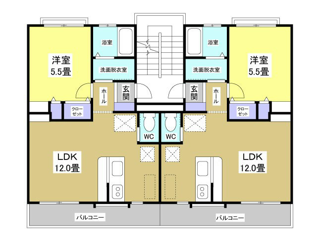 ラフィネ 202号室 間取り