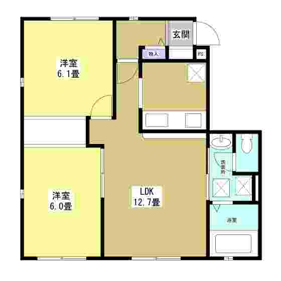 シャガハウス 間取り図