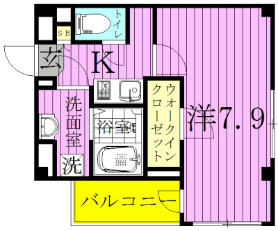 502号室 間取り