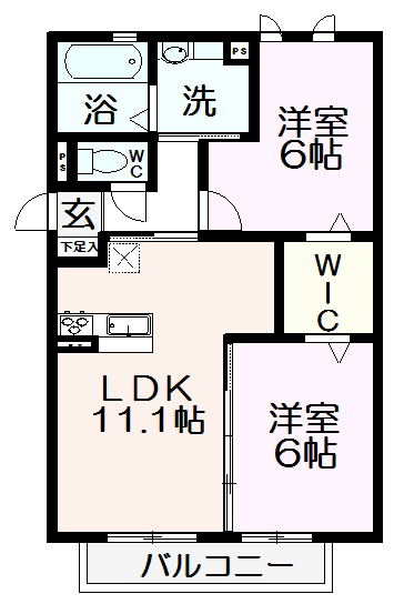 セジュール優 間取り