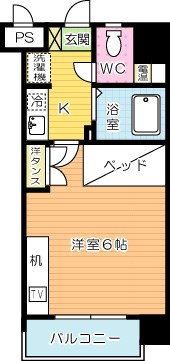 サングレート浅香新館 間取り図