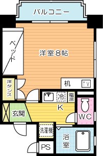 サングレート浅香新館 間取り図