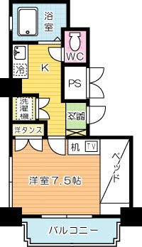 サングレート浅香 間取り図