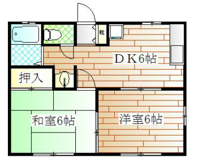 ハイツ長崎 間取り図