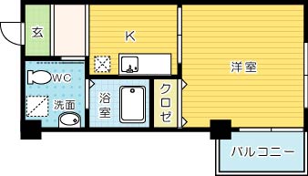 旦過タカヤコーポレーションビル 間取り図