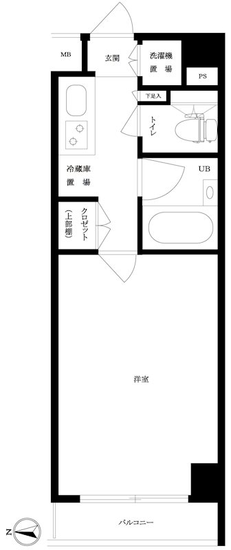 ルーブル豊島千川 間取り図