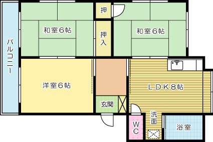 コーポ井ノ口　 間取り図