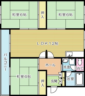 三幸ビル 301号室 間取り